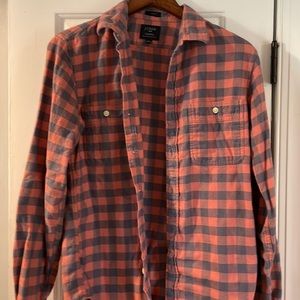 J crew slim fit flannel